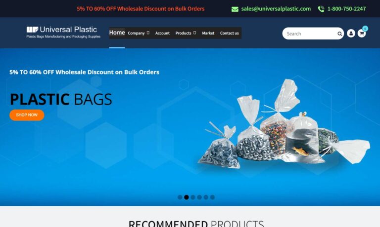 PP Plastic Bag - Supermarket and Hypermarket Equipment Supplier